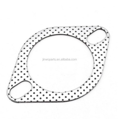 Jinwo Parts 5pcs/set Exhaust Downpipe Flange 3 Inch/79mm Car Engine Universal Exhaust Pipe Gasket 3 Inch Exhaust Gasket