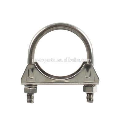 Stainless steel hinged heavy duty pipe clamps