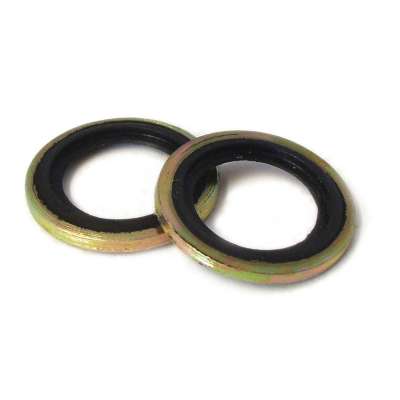 Hydraulic sealing stainless steel washer PTFE bonded seals